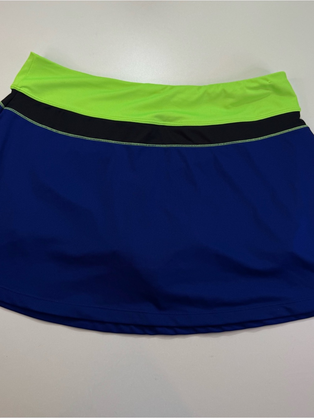 Fila Size L Green Blue Stretch Skort Skirt Shorts Active TennisFila